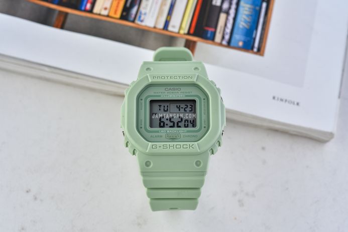 Casio G-Shock GMD-S5600BA-3DR Slimmer Digital Dial Pistachio Green Resin Band