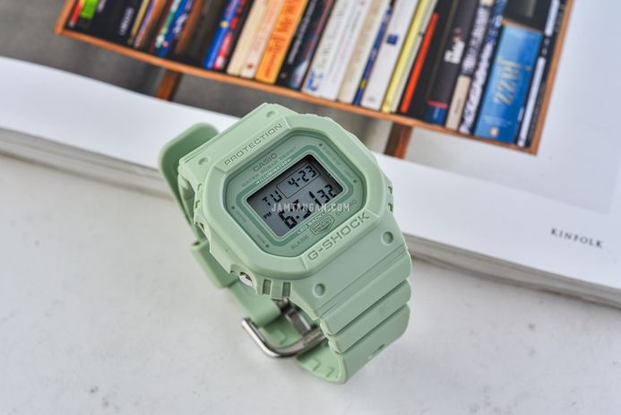 Casio G-Shock GMD-S5600BA-3DR Slimmer Digital Dial Pistachio Green Resin Band