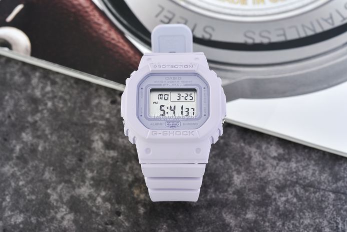 Casio G-Shock GMD-S5600BA-6DR Slimmer Digital Dial Dusty Lilac Resin Band