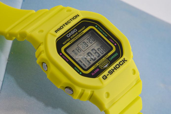 Casio G-Shock GMD-S5600EP-9DR Energy Pack Digital Dial Vivid Yellow Resin Band