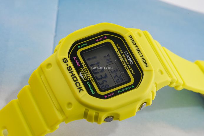 Casio G-Shock GMD-S5600EP-9DR Energy Pack Digital Dial Vivid Yellow Resin Band