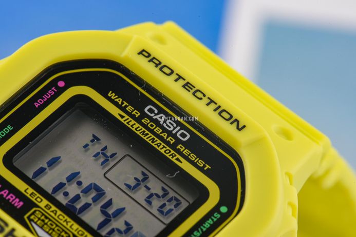 Casio G-Shock GMD-S5600EP-9DR Energy Pack Digital Dial Vivid Yellow Resin Band
