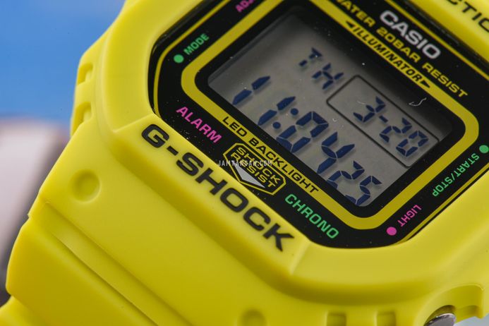 Casio G-Shock GMD-S5600EP-9DR Energy Pack Digital Dial Vivid Yellow Resin Band