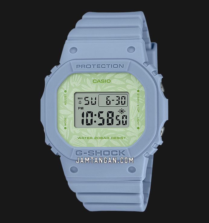Casio G-Shock GMD-S5600NC-2DR Ladies Natures Color Series Digital Dial Blue Resin Band