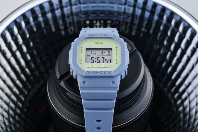 Casio G-Shock GMD-S5600NC-2DR Ladies Natures Color Series Digital Dial Blue Resin Band