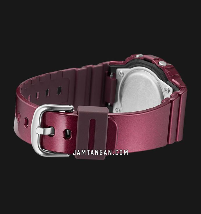 Casio G-Shock GMD-S5600RB-4DR Red And Black Collection Digital Dial Magenta Resin Band