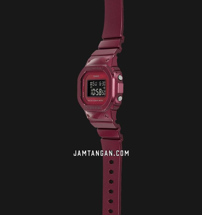 Casio G-Shock GMD-S5600RB-4DR Red And Black Collection Digital Dial Magenta Resin Band