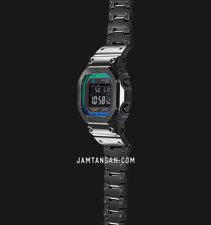 Casio G-Shock GMW-B5000BPC-1DR Full Metal 40th Anniversary Spectrum Style Black St. Steel Band