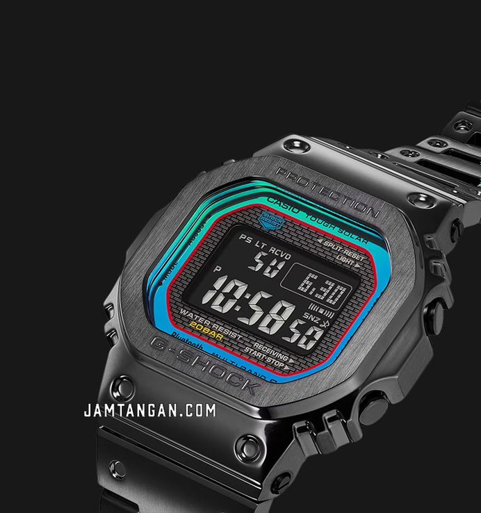 Casio G-Shock GMW-B5000BPC-1DR Full Metal 40th Anniversary Spectrum Style Black St. Steel Band