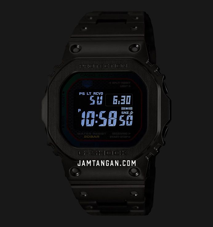 Casio G-Shock GMW-B5000BPC-1DR Full Metal 40th Anniversary Spectrum Style Black St. Steel Band