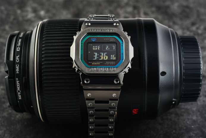 Casio G-Shock GMW-B5000BPC-1DR Full Metal 40th Anniversary Spectrum Style Black St. Steel Band
