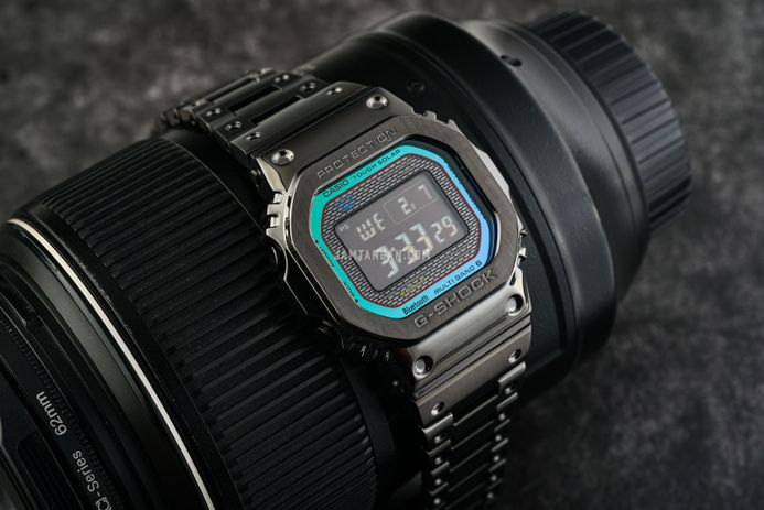 Casio G-Shock GMW-B5000BPC-1DR Full Metal 40th Anniversary Spectrum Style Black St. Steel Band