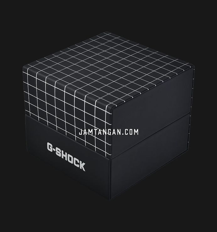 Casio G-Shock GMW-B5000CS-1DR Full Metal Grid Tunnel Black Digital Dial Black Stainless Steel Band