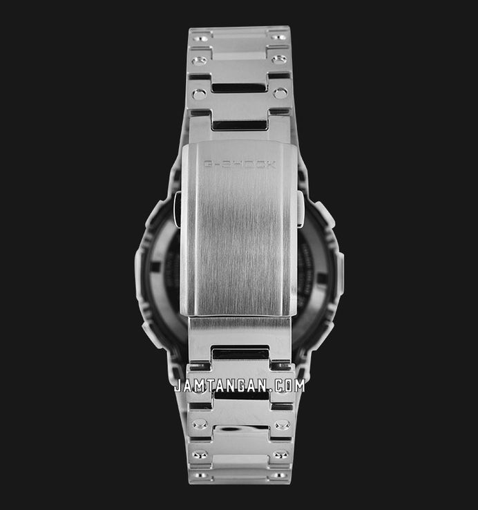 Casio G-Shock GMW-B5000D-1DR Full Metal Series Digital Dial Silver Stainless Steel Band