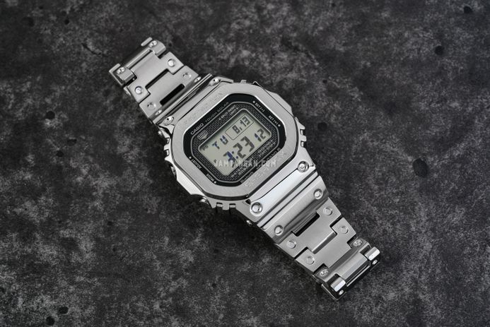 Casio G-Shock GMW-B5000D-1JF Square Tough Solar Black Digital Dial Stainless Steel Band (JDM)