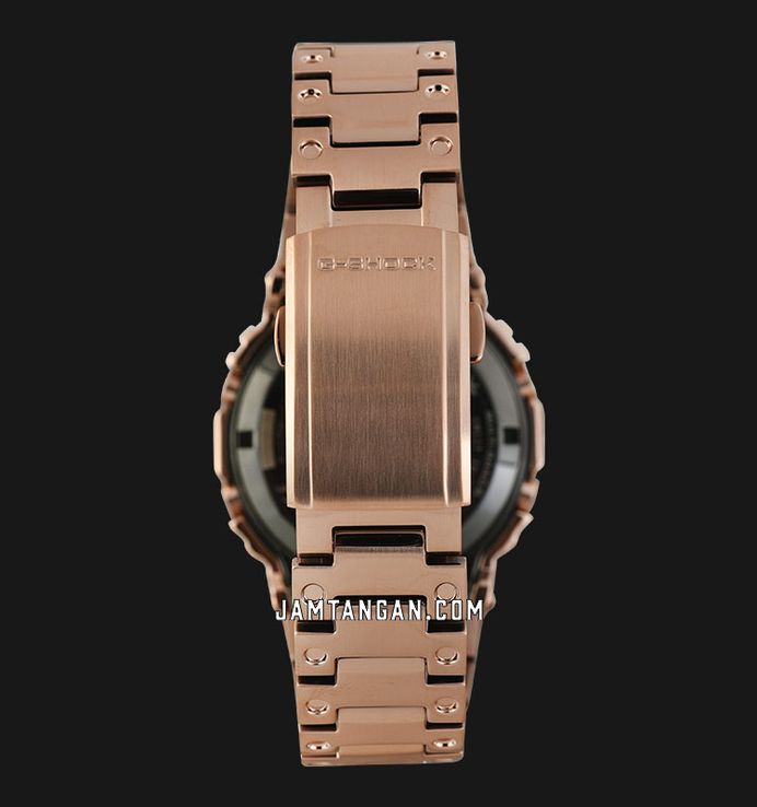 Casio G-Shock GMW-B5000GD-4DR Square Full Metal Solar Digital Dial Rose Gold Stainless Steel Band