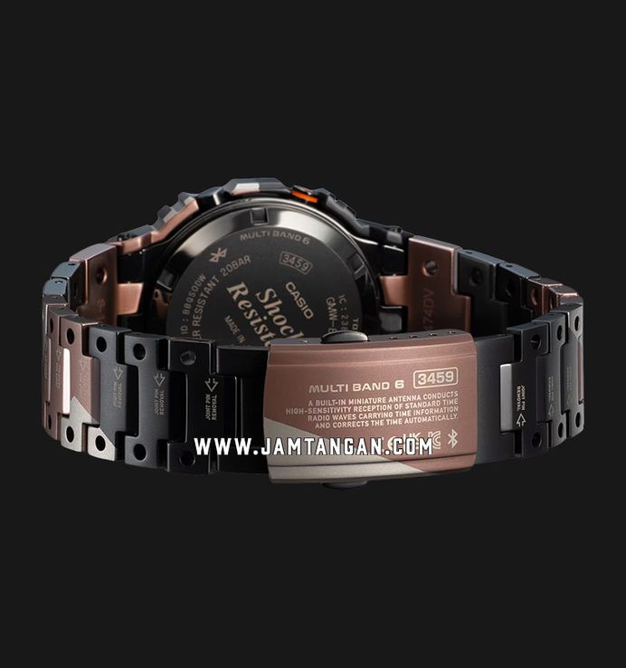 Casio G-Shock GMW-B5000TVB-1DR Virtual World Tough Solar Full Metal Digital Dial Titanium Band