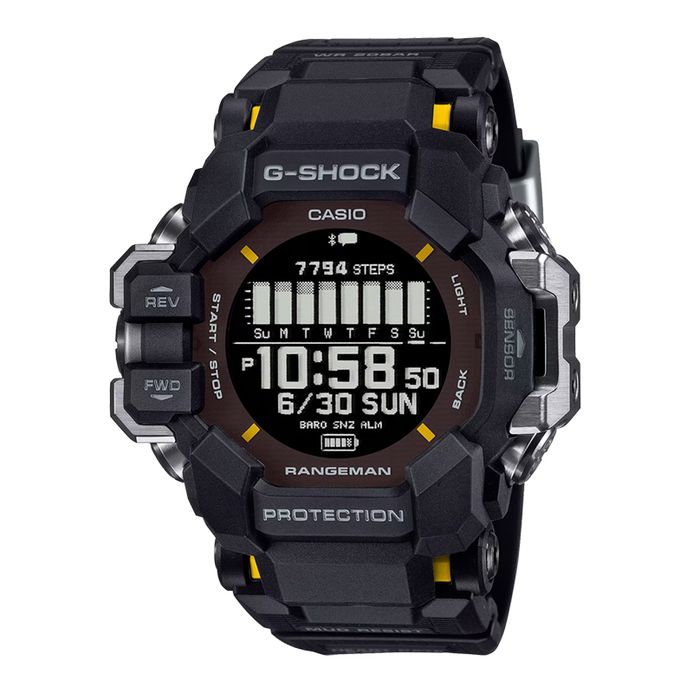 Casio G-Shock GPR-H1000-1DR Rangeman Master Of G-Land Digital Dial Black  Resin Band