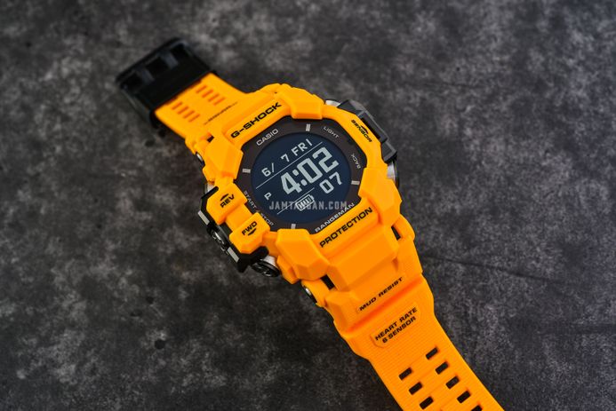 Bracelet de montre Casio GPR-H1000-1 noir en uréthane biosourcé