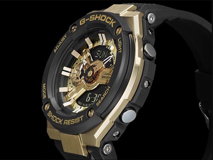 Casio G-Shock G-Steel GST-400G-1A9 GST-400G-1A9DR Gold Digital