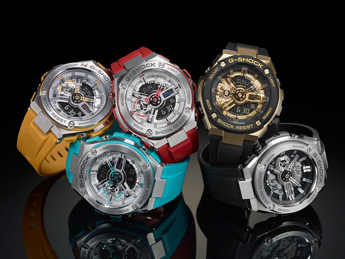 CASIO カシオ G-SHOCK G-STEEL GST-410 メンズ Casio G-SHOCK G-STEEL GST-410-1AJF | Sakurawatches.com