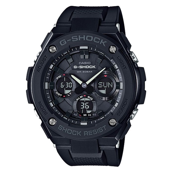 Casio G-Shock G-Steel GST-S100G-1BDR Tough Solar Water Resistance 200M  Black Resin Band