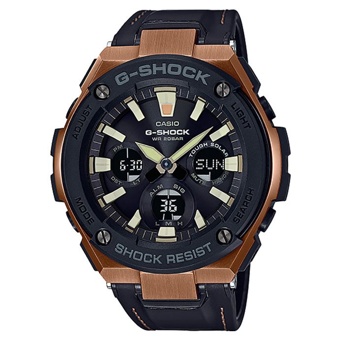 Casio G-Shock GST-S120L-1A GST-S120L-1ADR G-Steel Black Digital