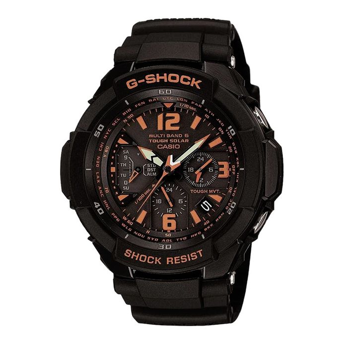 Casio G-Shock GW-3000B-1AJF Gravitymaster Sky Cockpit Master Of G Black  Dial Black Resin Band (JDM)