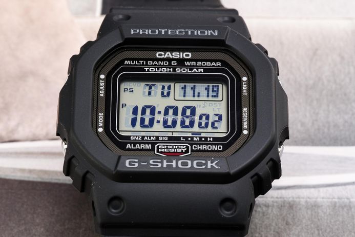 Casio G-Shock GW-5000U-1JF Square Tough Solar Men Digital Dial Black Resin Band (JDM)