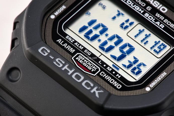 Casio G-Shock GW-5000U-1JF Square Tough Solar Men Digital Dial Black Resin Band (JDM)