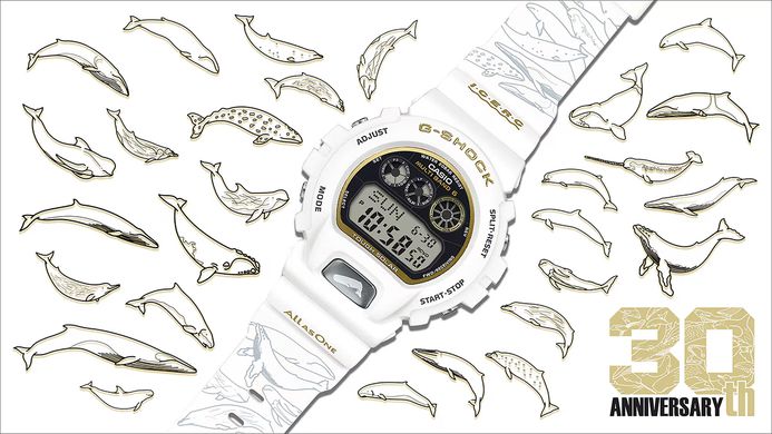 Casio G-Shock X I.C.E.R.C. GW-6904K-7JR 30th Anniversary Solar White Resin Band (JDM)