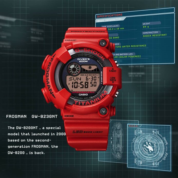Jam tangan g shock frogman online