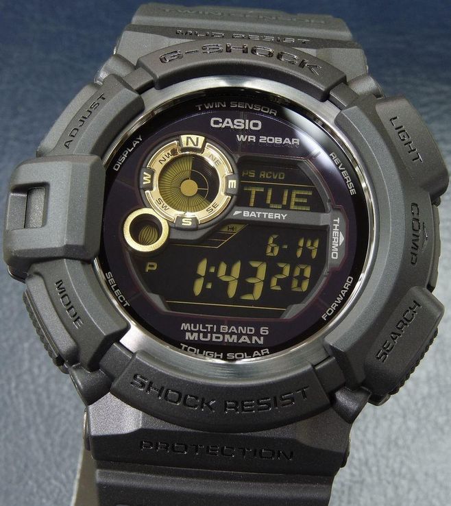 Casio G-Shock GW-9300GB-1 GW-9300GB-1JF Black & Gold Mudman Tough