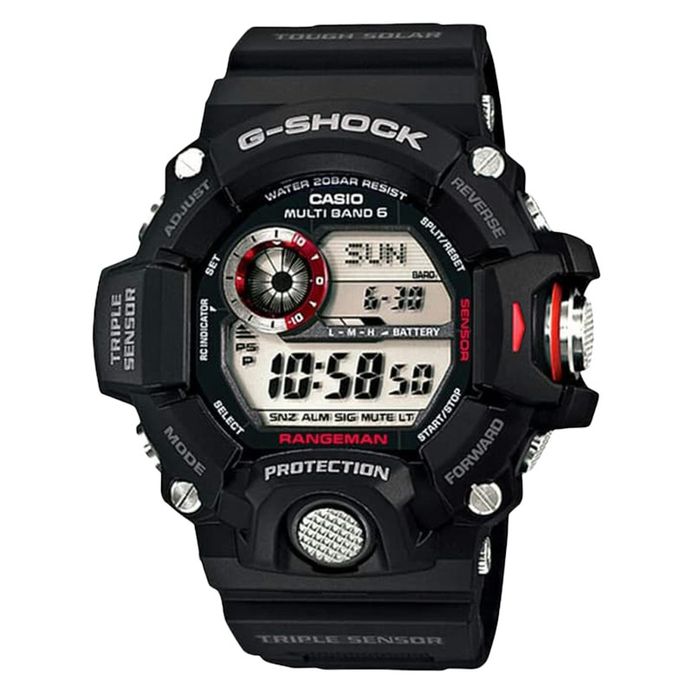 Casio G-Shock RANGEMAN GW-9400-1DR Master Of G Tough Solar Digital Black  Resin Band