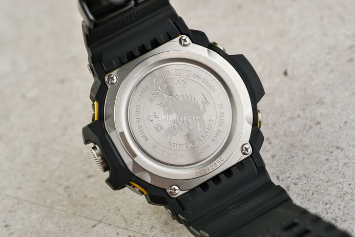 Casio G-Shock GW-9400Y-1DR Master Of G Rangeman Tough Solar Dual Tone Digital Dial Black Resin Band