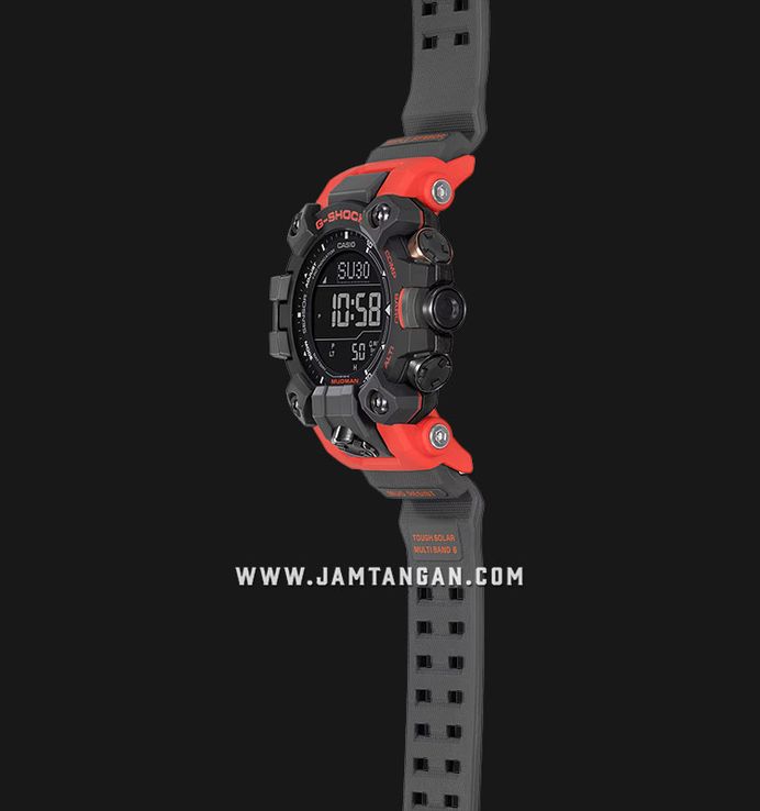 Casio G-Shock Mudman GW-9500-1A4DR Solar Master Of G-Land Digital Dial Black Bio-Based Resin Band