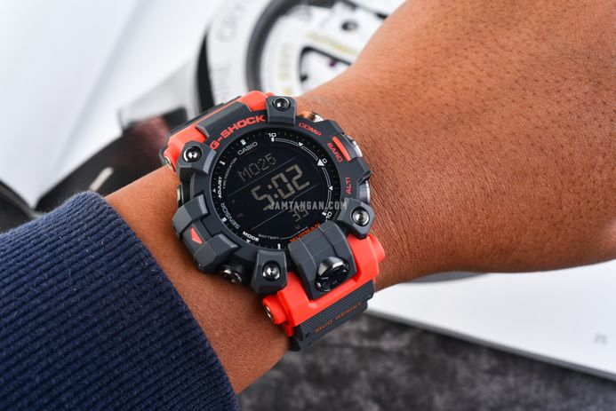 Casio G-Shock Mudman GW-9500-1A4DR Solar Master Of G-Land Digital Dial Black Bio-Based Resin Band