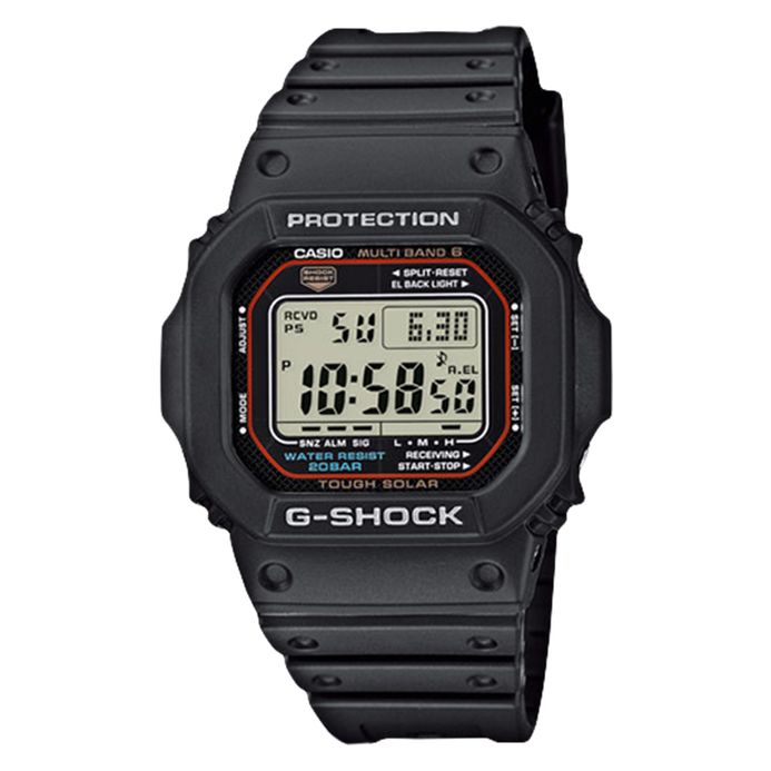 Casio G-Shock GW-M5610-1ER Multiband Water Resistance 200M Black Resin  Strap