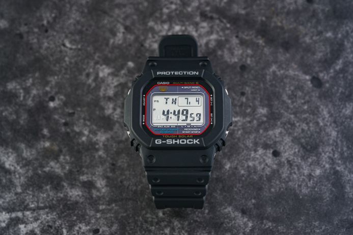 Casio G-Shock GW-M5610U-1JF Square Tough Solar Men Digital Dial Black Resin Band (JDM)