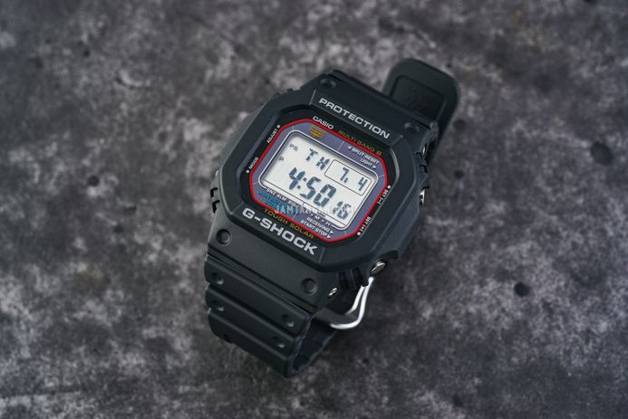 Casio G-Shock GW-M5610U-1JF Square Tough Solar Men Digital Dial Black Resin Band (JDM)