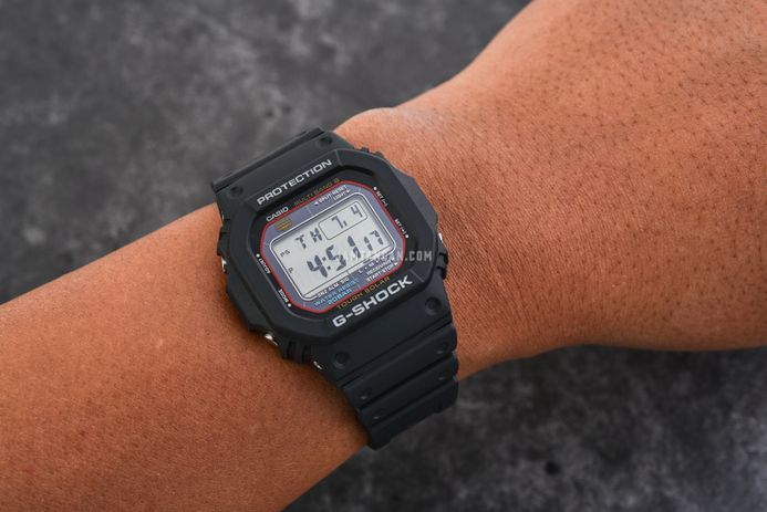 Casio G-Shock GW-M5610U-1JF Square Tough Solar Men Digital Dial Black Resin Band (JDM)