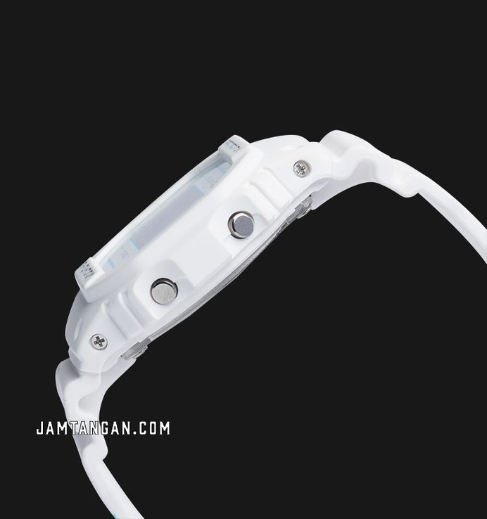 Casio G-Shock LOV-21B-7DR Presents Lovers Collection Digital Dial White Resin Band
