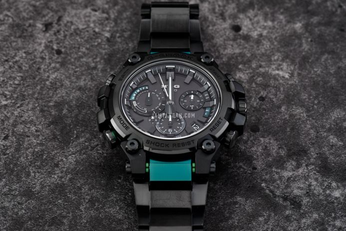 Casio G-Shock MT-G MTG-B3000BD-1A2DR Tough Solar Men Black Stainless Steel Composite Band