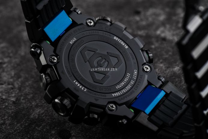 Casio G-Shock MT-G MTG-B3000BD-1A2DR Tough Solar Men Black Stainless Steel Composite Band