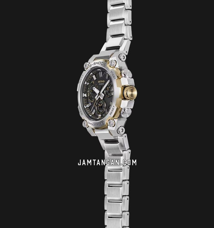 Casio G-Shock MT-G MTG-B3000D-1A9DR Tough Solar Men Black Dial Stainless Steel Composite Band