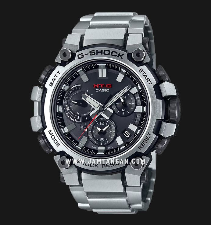 Casio G-Shock MT-G MTG-B3000D-1AJF Tough Solar Men Black Dial Stainless Steel Composite Band (JDM)