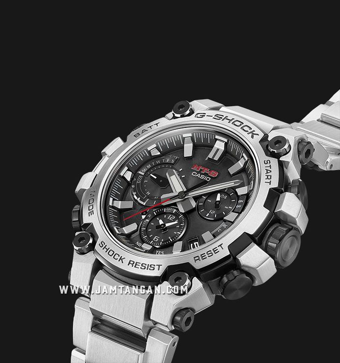 Casio G-Shock MT-G MTG-B3000D-1AJF Tough Solar Men Black Dial Stainless Steel Composite Band (JDM)