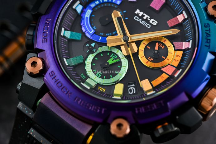 Casio G-Shock MT-G MTG-B3000DN-1AJR Diffuse Nebula Analog Dial Black Resin Band (JDM)