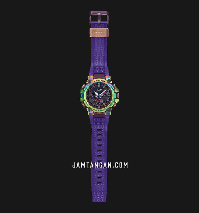 Casio G-Shock MT-G MTG-B3000PRB-1AJR Aurora Borealis Black Dial Translucent Purple Resin Band (JDM)