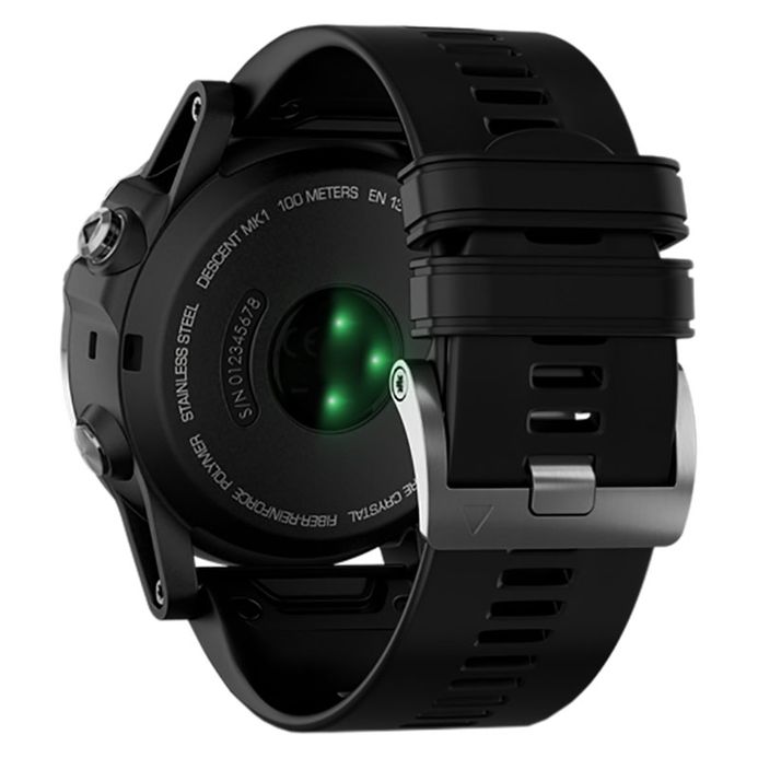 Garmin Descent Mk1 010-01760-30 Smartwatch Digital Dial Black Silicone Strap